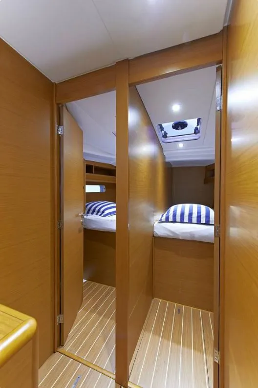 Cabin on Joy, a Beneteau Oceanis 48 sailboat at Municipal Unit of Lefkada, Greece