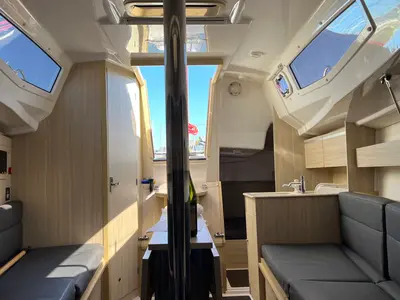 Salon of Bora, a Northman Maxus 26 Standard sailboat at Kerners, France