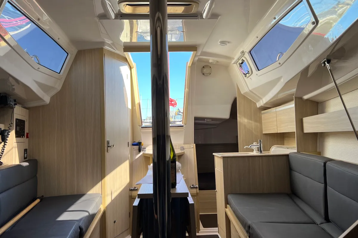 Salon of Bora, a Northman Maxus 26 Standard sailboat at Kerners, France