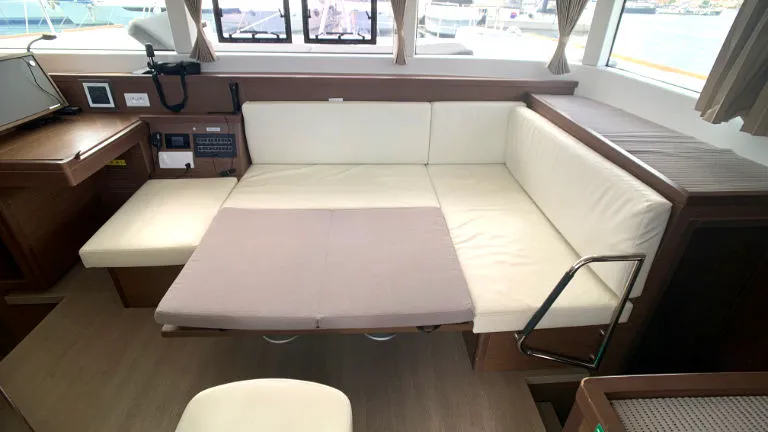 Salon of Balance 69, a Lagoon 40 catamaran at Općina Rogoznica, Croatia