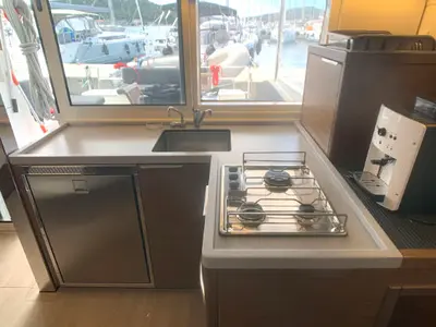 Galley of Balance 69, a Lagoon 40 catamaran at Općina Rogoznica, Croatia