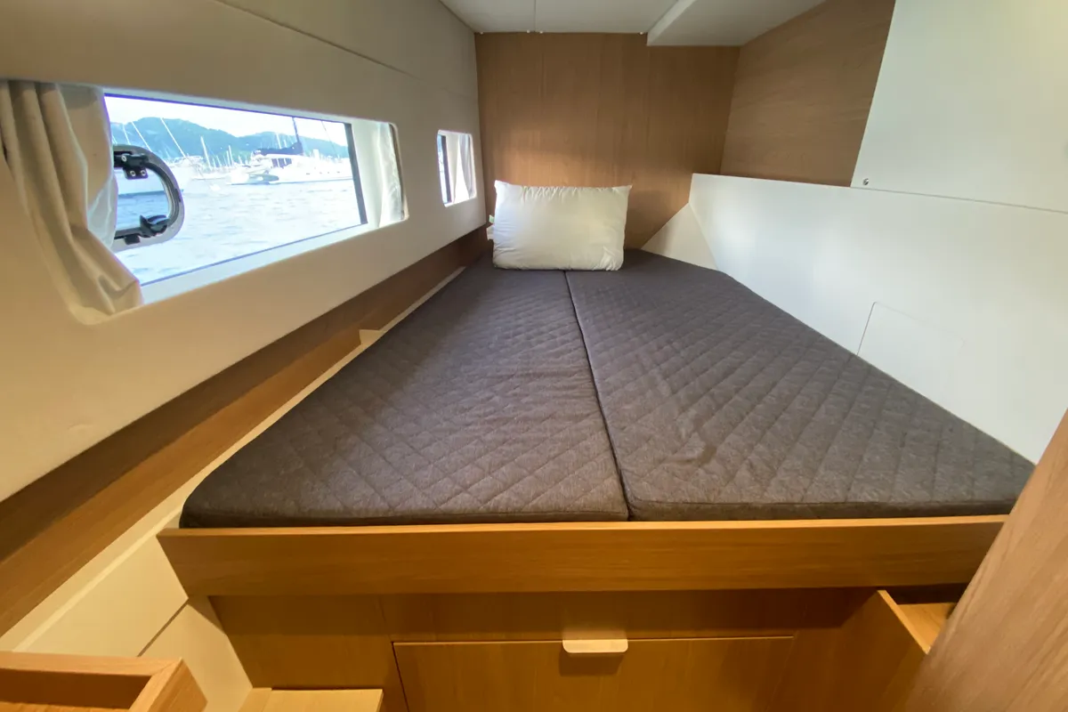 Cabin on Mosta, a Bali Catspace catamaran at Alameda, United States