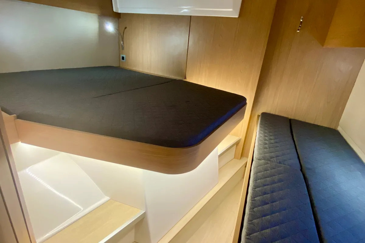 Cabin on Mosta, a Bali Catspace catamaran at Alameda, United States