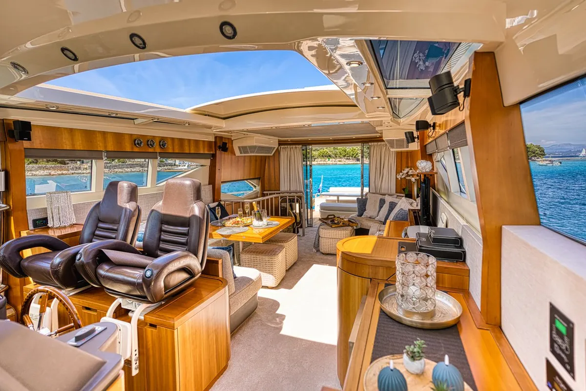 Sol, a Dalla Pieta 72 motor yacht at Split, Croatia