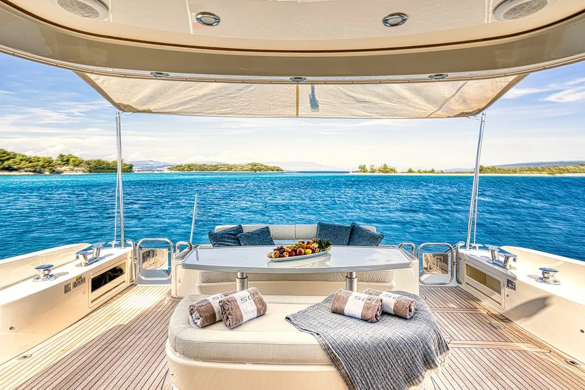 Sol, a Dalla Pieta 72 motor yacht at Split, Croatia