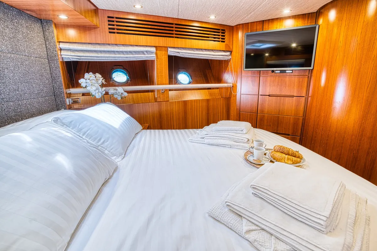 Sol, a Dalla Pieta 72 motor yacht at Split, Croatia