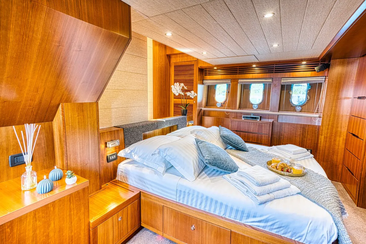 Sol, a Dalla Pieta 72 motor yacht at Split, Croatia