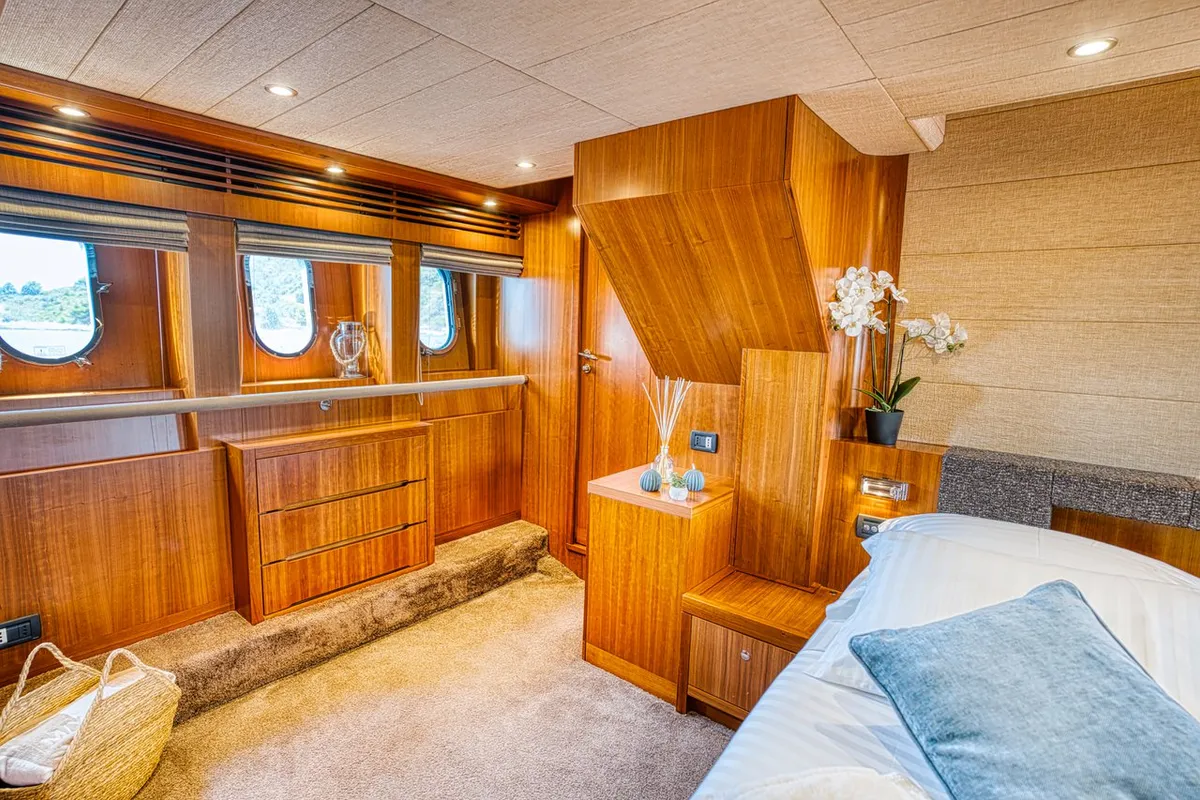Sol, a Dalla Pieta 72 motor yacht at Split, Croatia