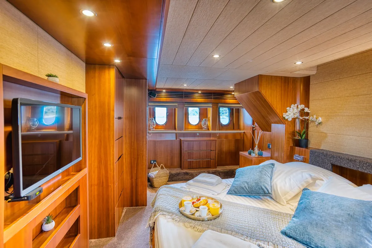 Sol, a Dalla Pieta 72 motor yacht at Split, Croatia