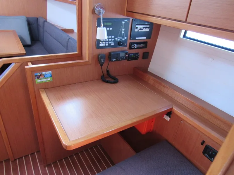Salon of Orca, a Bavaria Cruiser 40 sailboat at Split, Croatia
