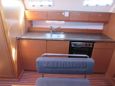 Galley of Orca, a Bavaria Cruiser 40 sailboat at Split, Croatia