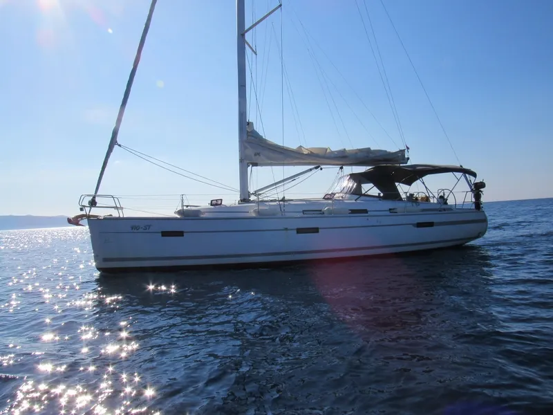 Exterior view of Orca, a Bavaria Cruiser 40 sailboat at Split, Croatia