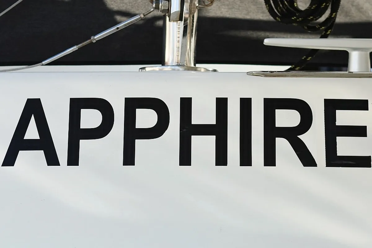 Sapphire, a Lagoon 42 catamaran at Grad Vodice, Croatia