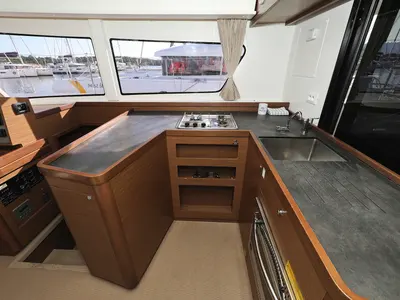 Galley of Sapphire, a Lagoon 42 catamaran at Grad Vodice, Croatia