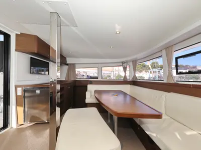 Salon of Sapphire, a Lagoon 42 catamaran at Grad Vodice, Croatia