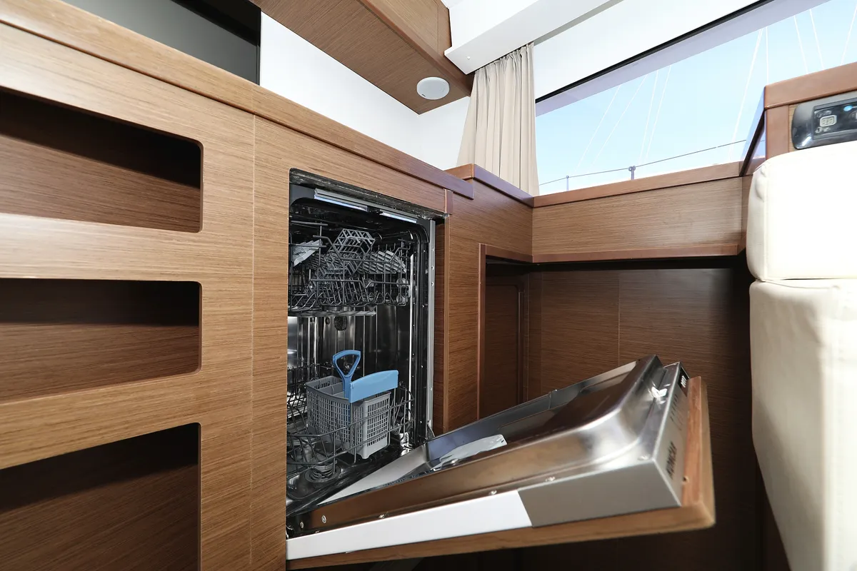 Galley of Sapphire, a Lagoon 42 catamaran at Grad Vodice, Croatia