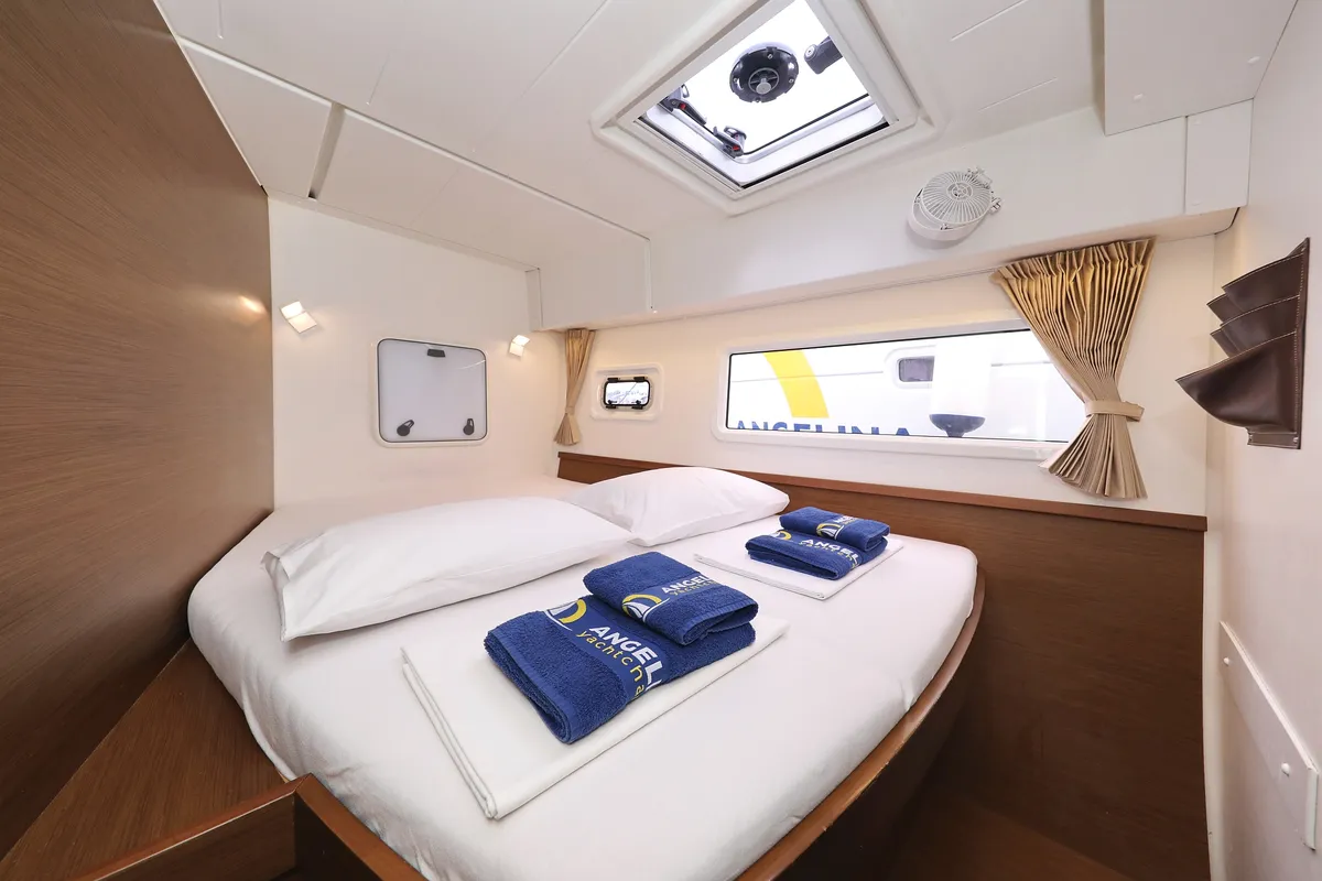 Cabin on Sapphire, a Lagoon 42 catamaran at Grad Vodice, Croatia