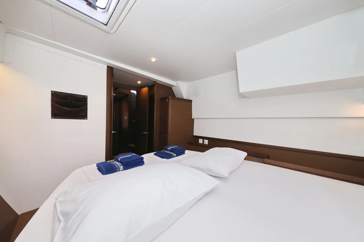 Cabin on Sapphire, a Lagoon 42 catamaran at Grad Vodice, Croatia