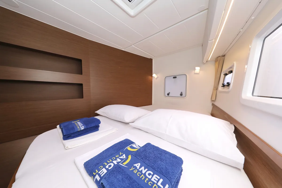 Cabin on Sapphire, a Lagoon 42 catamaran at Grad Vodice, Croatia