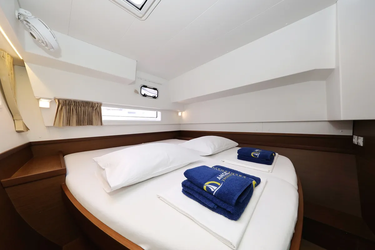 Cabin on Sapphire, a Lagoon 42 catamaran at Grad Vodice, Croatia