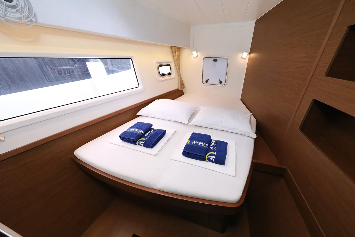 Cabin on Sapphire, a Lagoon 42 catamaran at Grad Vodice, Croatia