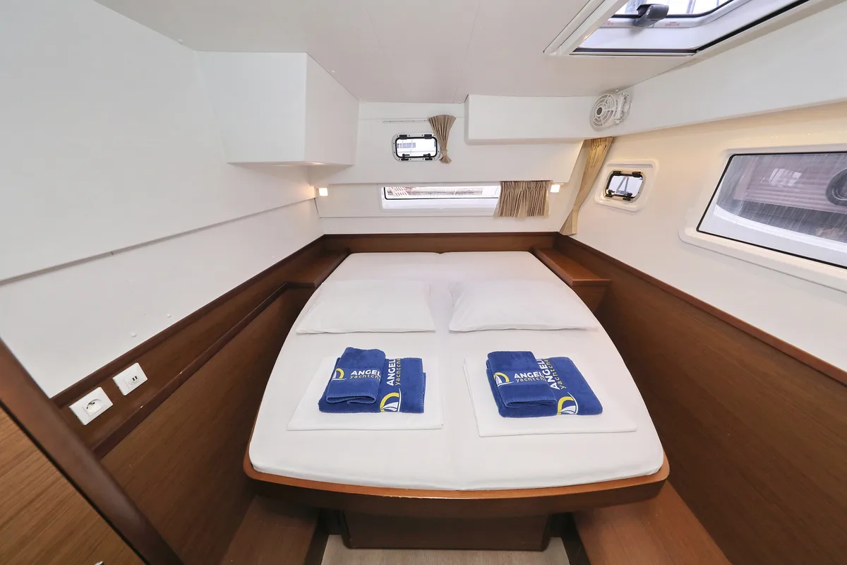 Cabin on Sapphire, a Lagoon 42 catamaran at Grad Vodice, Croatia
