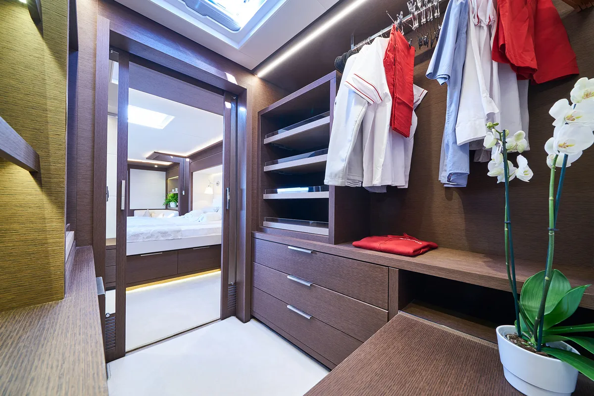 Cabin on Adriatic Dragon, a Lagoon 77 catamaran at Split, Croatia