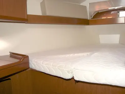 Cabin on LL Skyhawk, a Beneteau Oceanis 34.2 sailboat at Grad Pula, Croatia