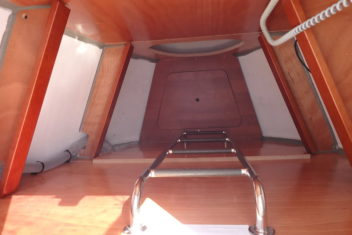 Cabin on Oceanis 48, a Beneteau Oceanis 48 sailboat at Municipal Unit of Lefkada, Greece