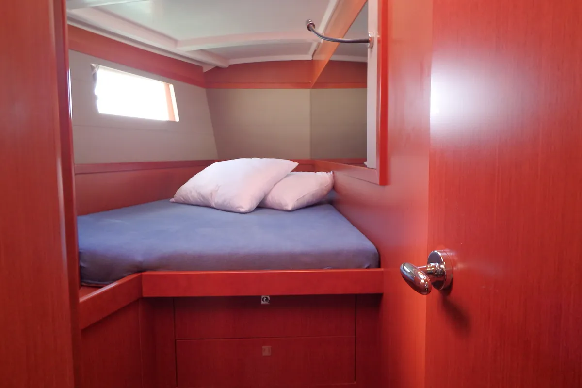 Cabin on Oceanis 48, a Beneteau Oceanis 48 sailboat at Municipal Unit of Lefkada, Greece