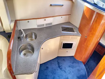 Galley of Julia, a Fairline Boats Fairlane Phantom 40 motorboat at Primošten, Croatia