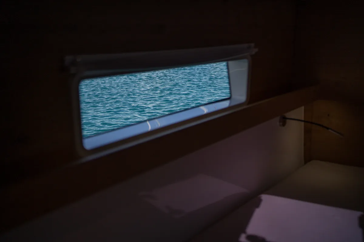 Cabin on Skipper's Girl, a Elan Impression 45 sailboat at Kaštela, Croatia