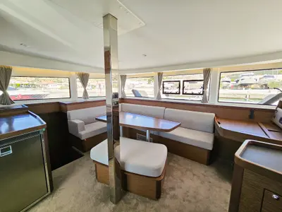 Salon of Nera, a Lagoon 42 catamaran at Seget Donji, Croatia