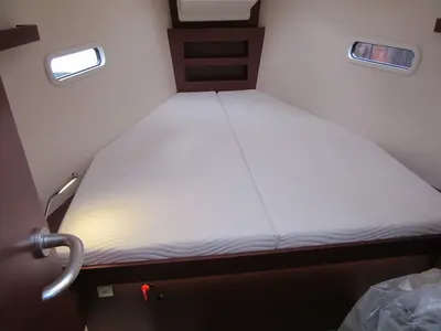 Cabin on No name, a Hanse 388 sailboat at Gothenburg, Sweden
