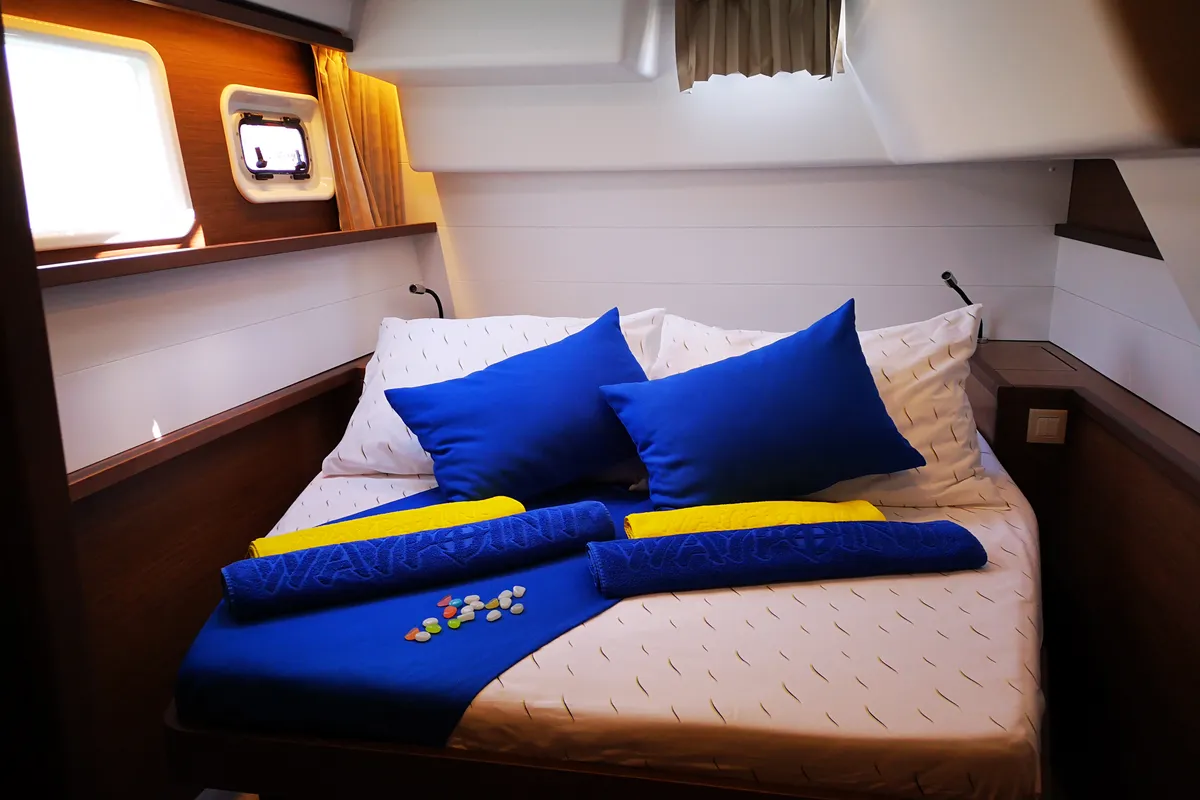 Cabin on Reggae Point, a Lagoon 450 catamaran at Dubrovnik, Croatia