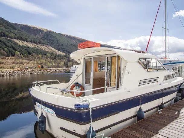 Exterior view of Cygnet WHS - Budget 1, a Cygnet WHS motorboat at Laggan, United Kingdom