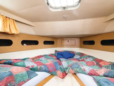 Cabin on Cygnet WHS - Budget 1, a Cygnet WHS motorboat at Laggan, United Kingdom