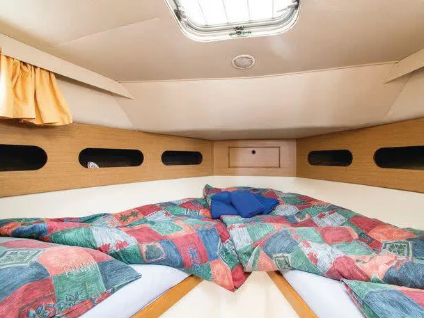 Cabin on Cygnet WHS - Budget 1, a Cygnet WHS motorboat at Laggan, United Kingdom