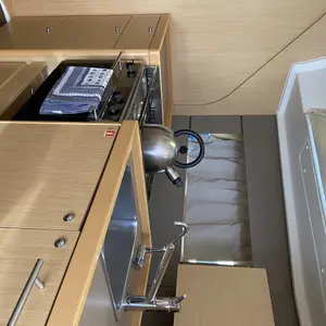 Galley of Solar, a Beneteau Oceanis 38 sailboat at Fethiye, Turkey