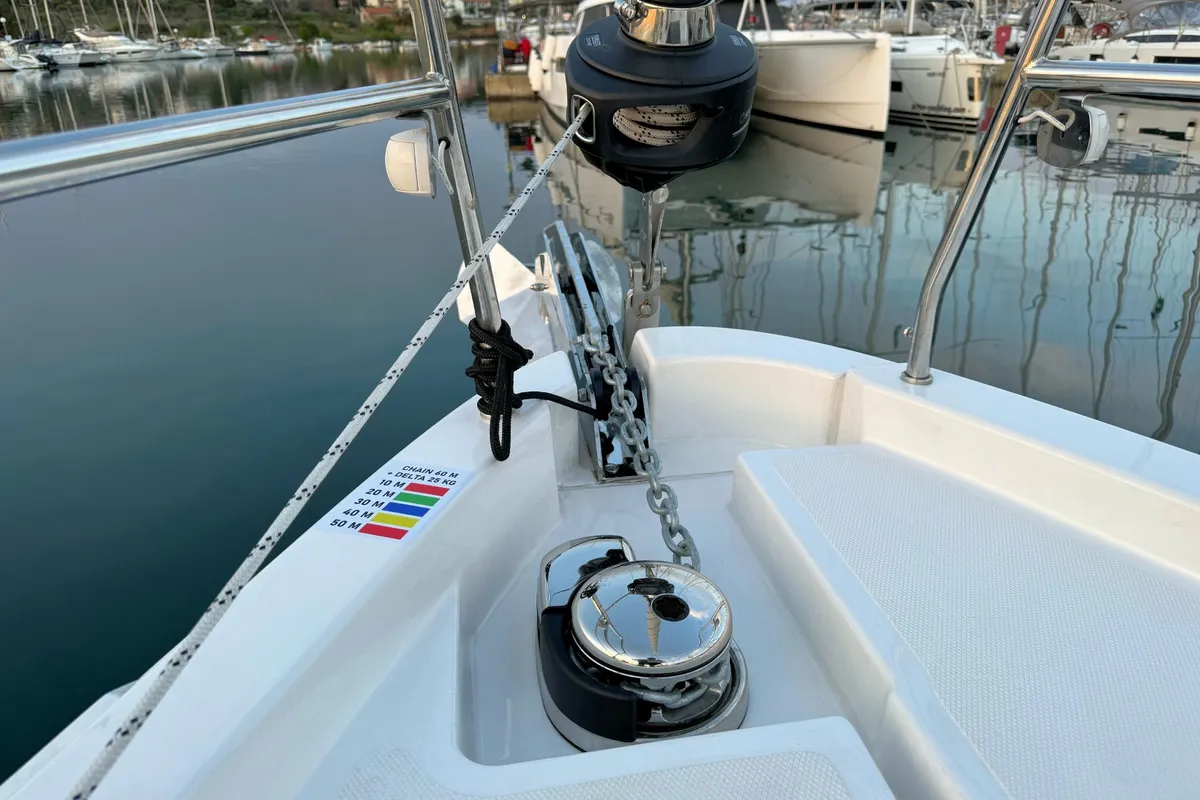 Sabina, a Bavaria C46 sailboat at Pula, Croatia