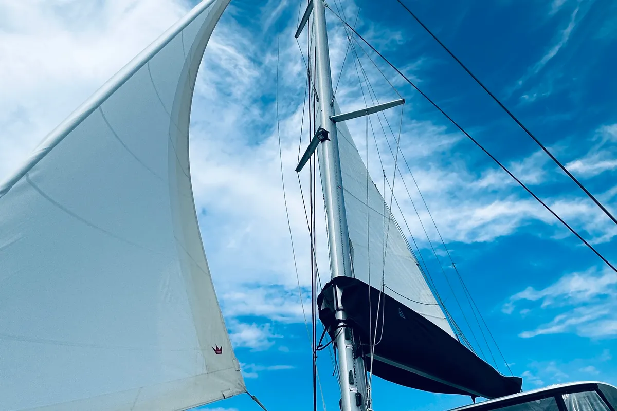 Jewel, a Lagoon 51 catamaran at Athens, Greece