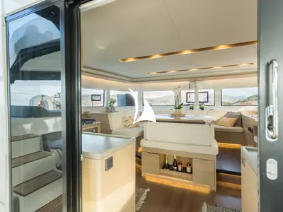 Jewel, a Lagoon 51 catamaran at Athens, Greece