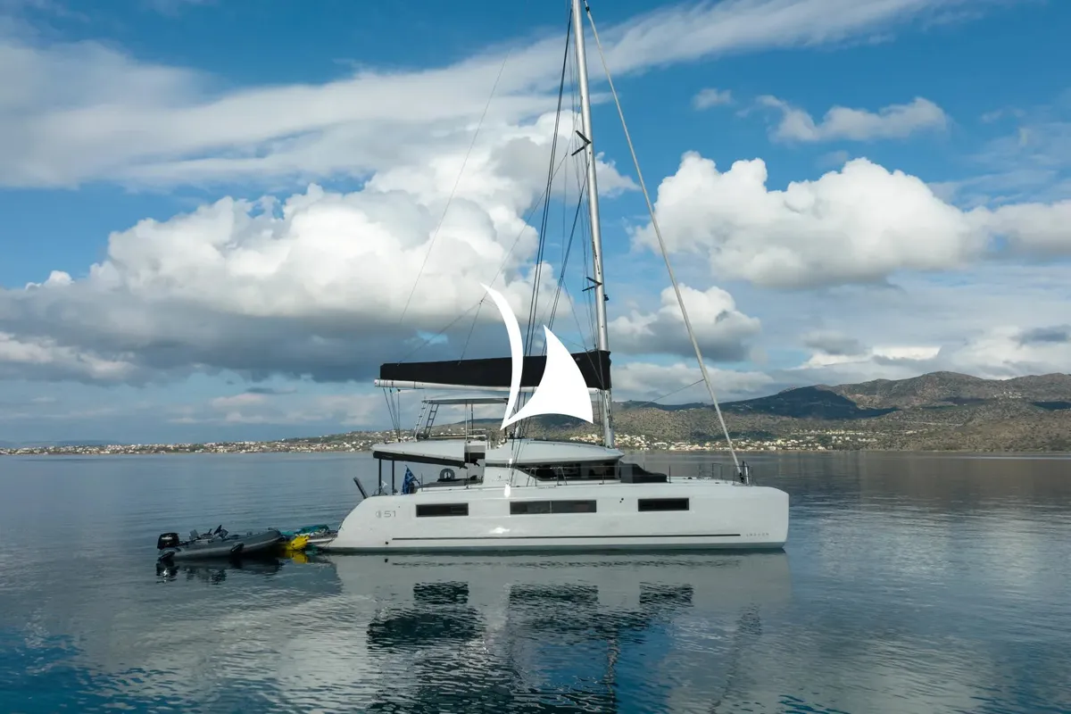 Jewel, a Lagoon 51 catamaran at Athens, Greece