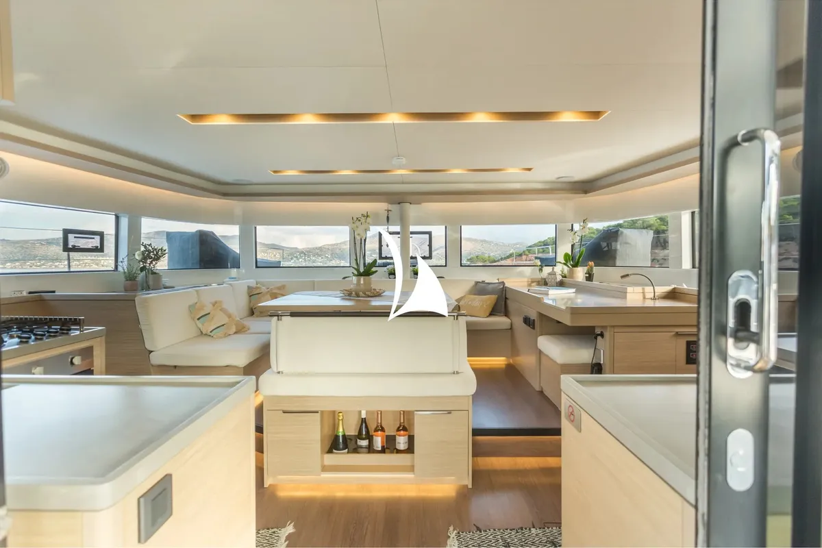 Jewel, a Lagoon 51 catamaran at Athens, Greece