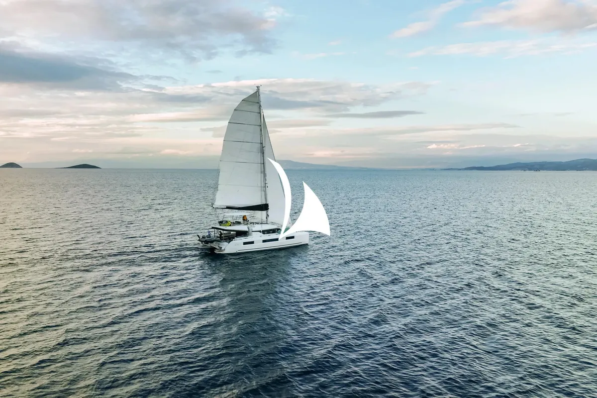 Jewel, a Lagoon 51 catamaran at Athens, Greece