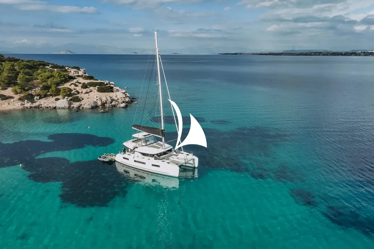 Jewel, a Lagoon 51 catamaran at Athens, Greece