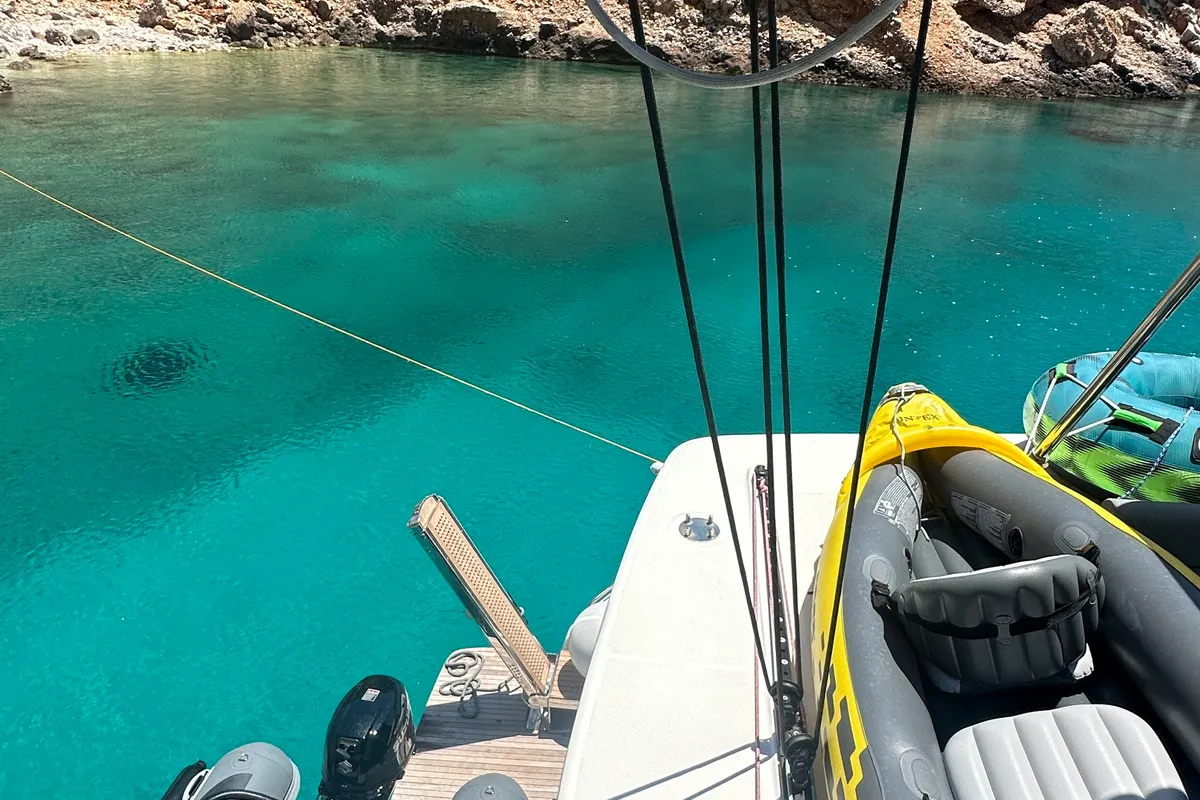 Jewel, a Lagoon 51 catamaran at Athens, Greece