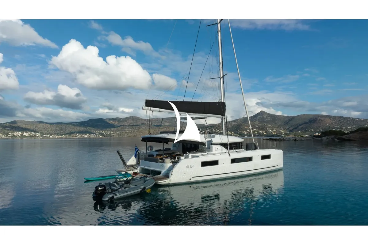 Jewel, a Lagoon 51 catamaran at Athens, Greece