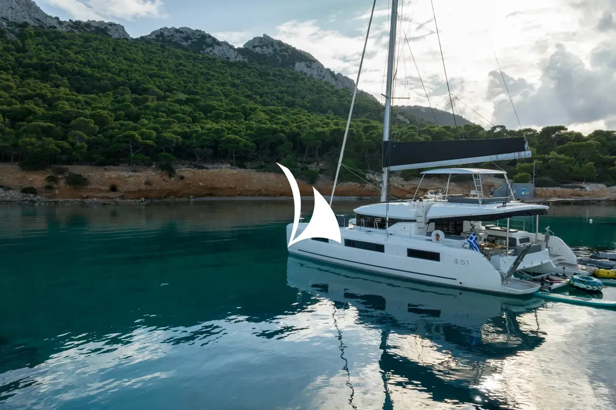 Jewel, a Lagoon 51 catamaran at Athens, Greece