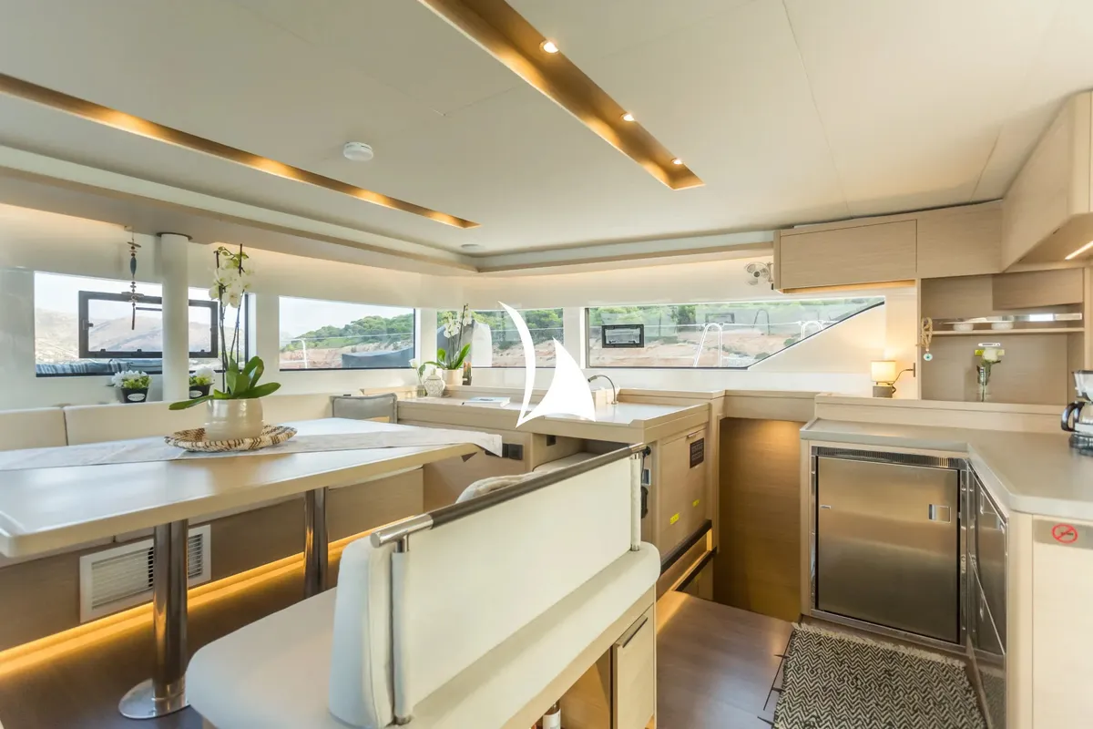 Jewel, a Lagoon 51 catamaran at Athens, Greece